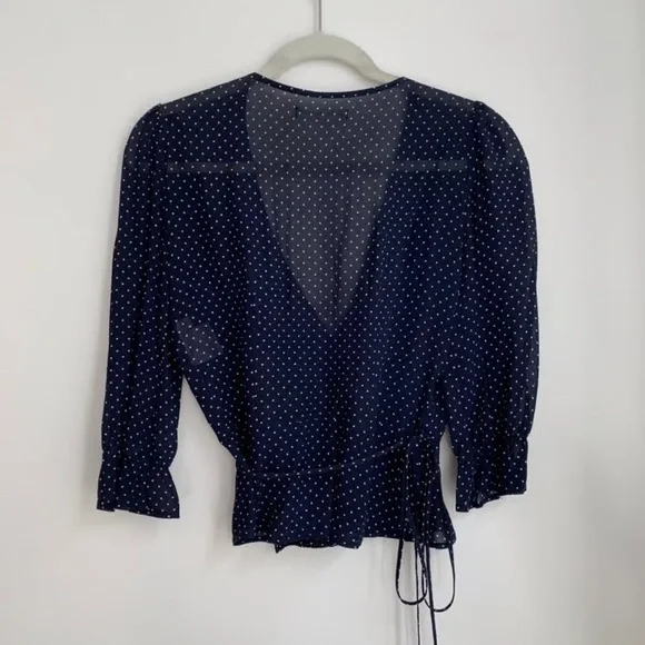 REFORMATION EMMA WRAP TOP - Picture 5 of 11
